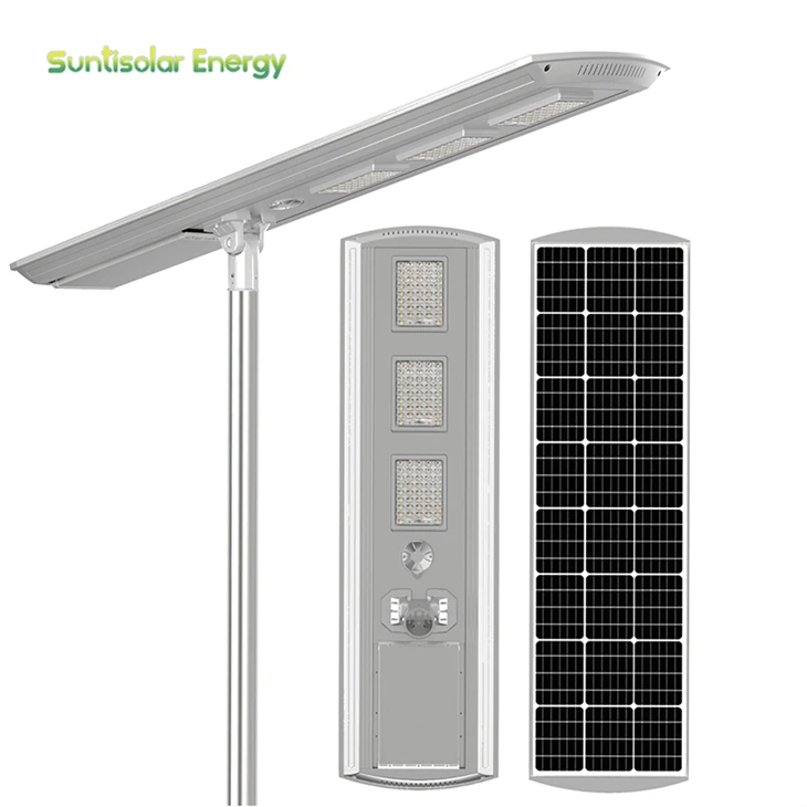Smart all in one solar street light