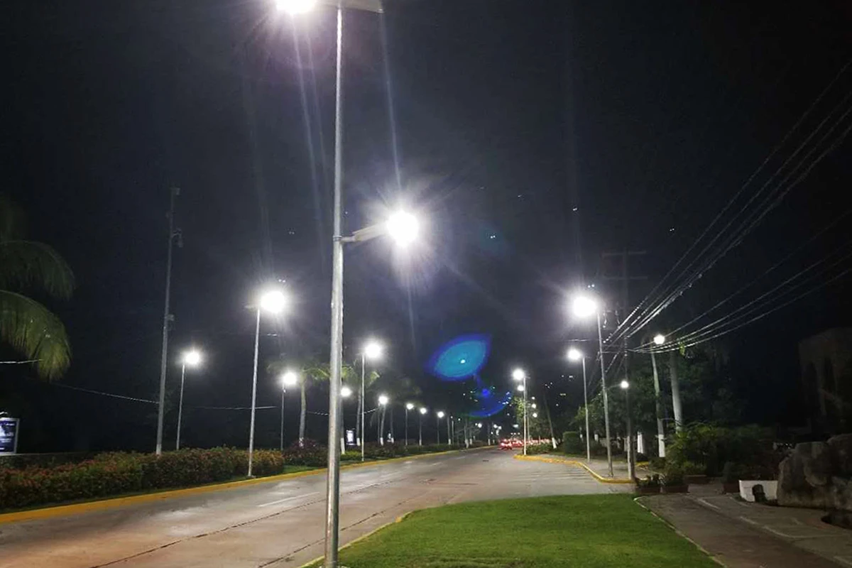 All In One Solar Street Light application case All In One Solar Street Light application case